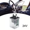 LED Flasher Relay DC 24V For Car Indicator Modified Plastic & Metal Turn Signal Universalfor Bulbs 180W High Quality