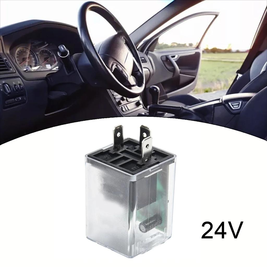 LED Flasher Relay DC 24V For Car Indicator Modified Plastic & Metal Turn Signal Universalfor Bulbs 180W High Quality