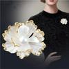 1 Pcs Rich and Noble Peony Brooch Elegance Party Accessories Brooches for Women High End Gold-plated Alloy Chinese Style Ethnic