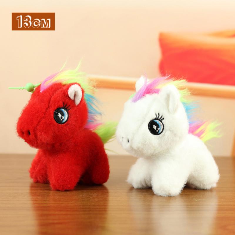 1Pc Cute Plush Toy For Girls Keychain Pendant Couple Gift Boutique Pony Decor Festival Gift Kid Gift