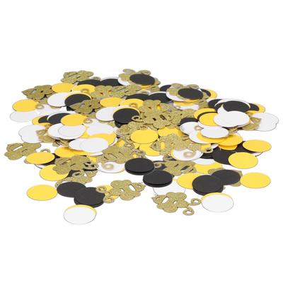 300 Pcs Bee Confetti Gold Glitter Round Confetti Bee Themed Party Baby Shower Birthday Table Party