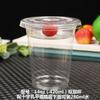 Disposable Double-layer Yogurt Cup with Lid Cereal Yogurt Cup Transparent PET Plastic Fruit Salad Cups Cold Drinking Utensils