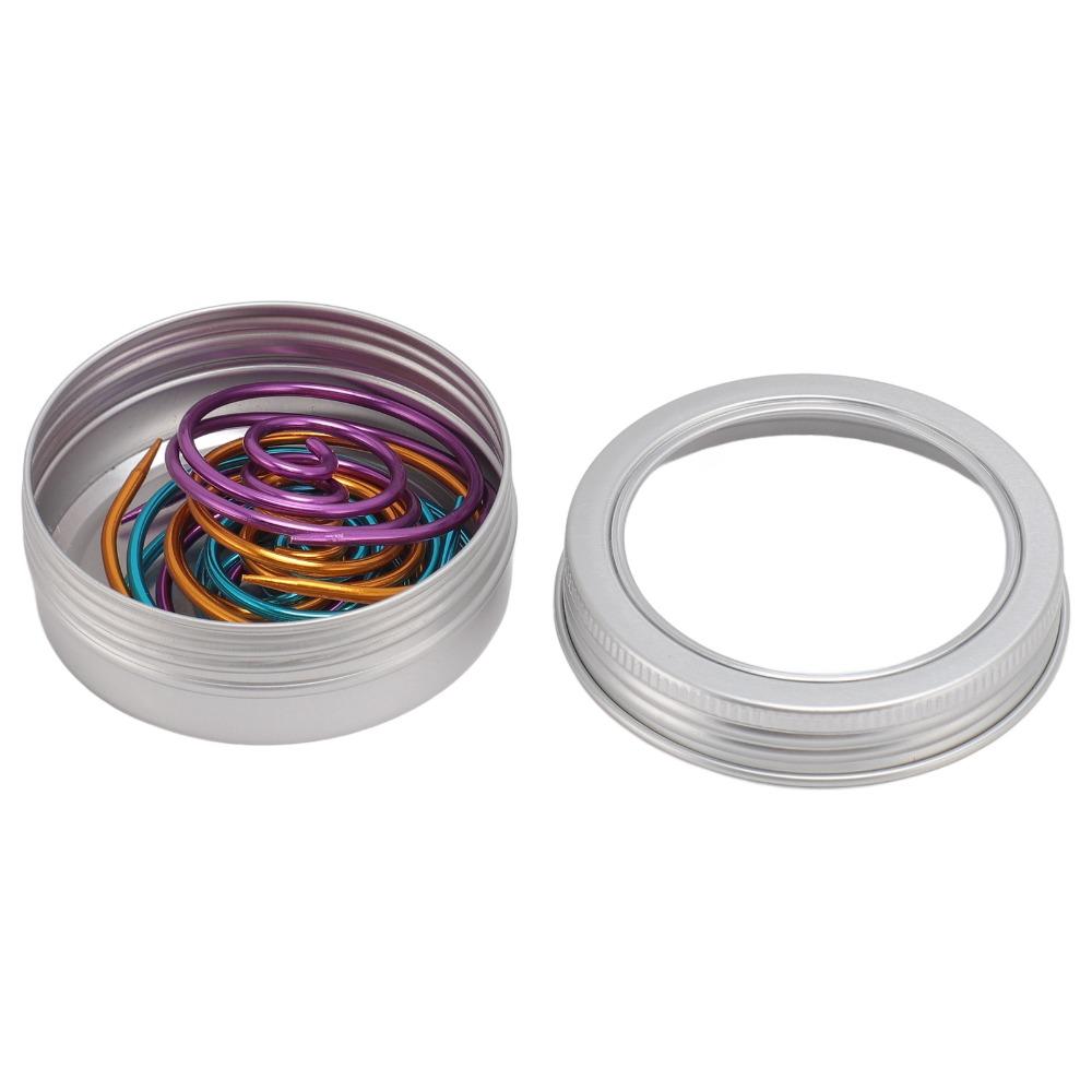 9pcs Storage Box Included Spiral Cable Knitting Needles Shawl Pins  For Scarf Knitting