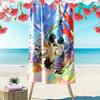 Genshin Impact Print Beach Towel, Large Soft Quick Dry Towel for Beach Camping Swimming