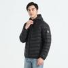 Men's Lightweight Hooded Down Jacket 2025 – Short Style, Stand-Up Collar, Trendy Winter White Duck Down Outerwear