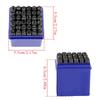 6mm Size Number Stamp Punch Set Artistic Font Uppercase Letters Letter Stamp Punch Set Carbon Steel Heart Design