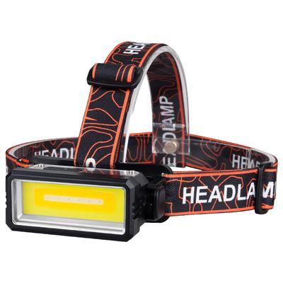 Linterna frontal de trabajo LED COB de alta potencia con sensor, recargable tipo C, resistente al agua, para acampar, pescar y buscar