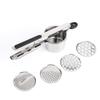 Multi‑Functional Stainless Steel Potato Ricer Replaceable Discs Manual Fruit Juice Squeezer Vegetable Press for Home Kitchen Use