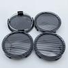 4pcs ABS 74mm ( 69mm I.D) Carbon Fibre Car Wheel Center Caps Rim Hubcaps Centre Cover Wheels Hub Lid Replace Styling Accessories