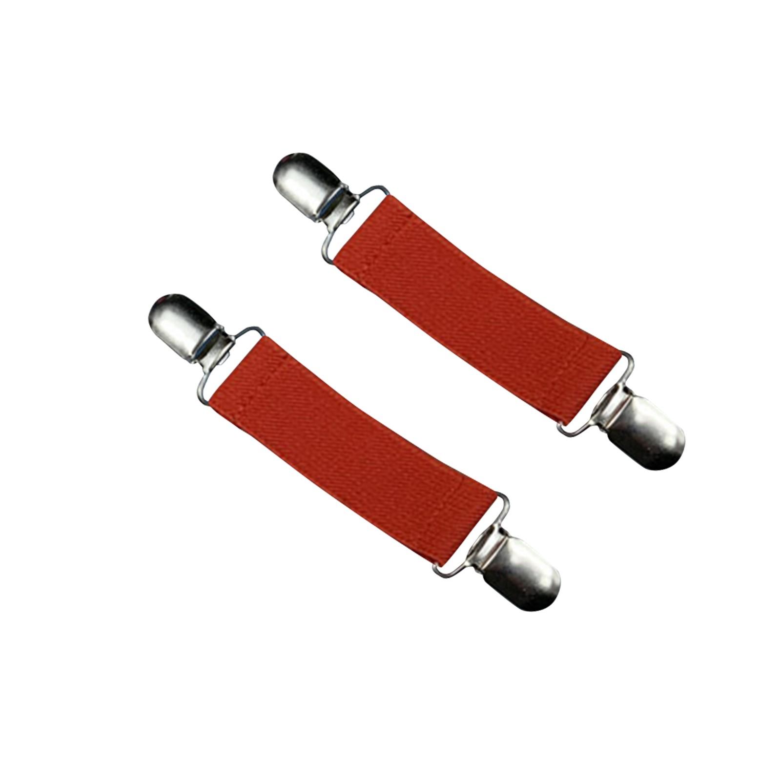 

Еластичні рукавиці, металеві качкодзьобові еластичні затискачі для дітей, хлопчиків і дівчаток One Size червоний