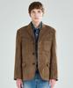 Zplish Suede Blazer Dark Brown