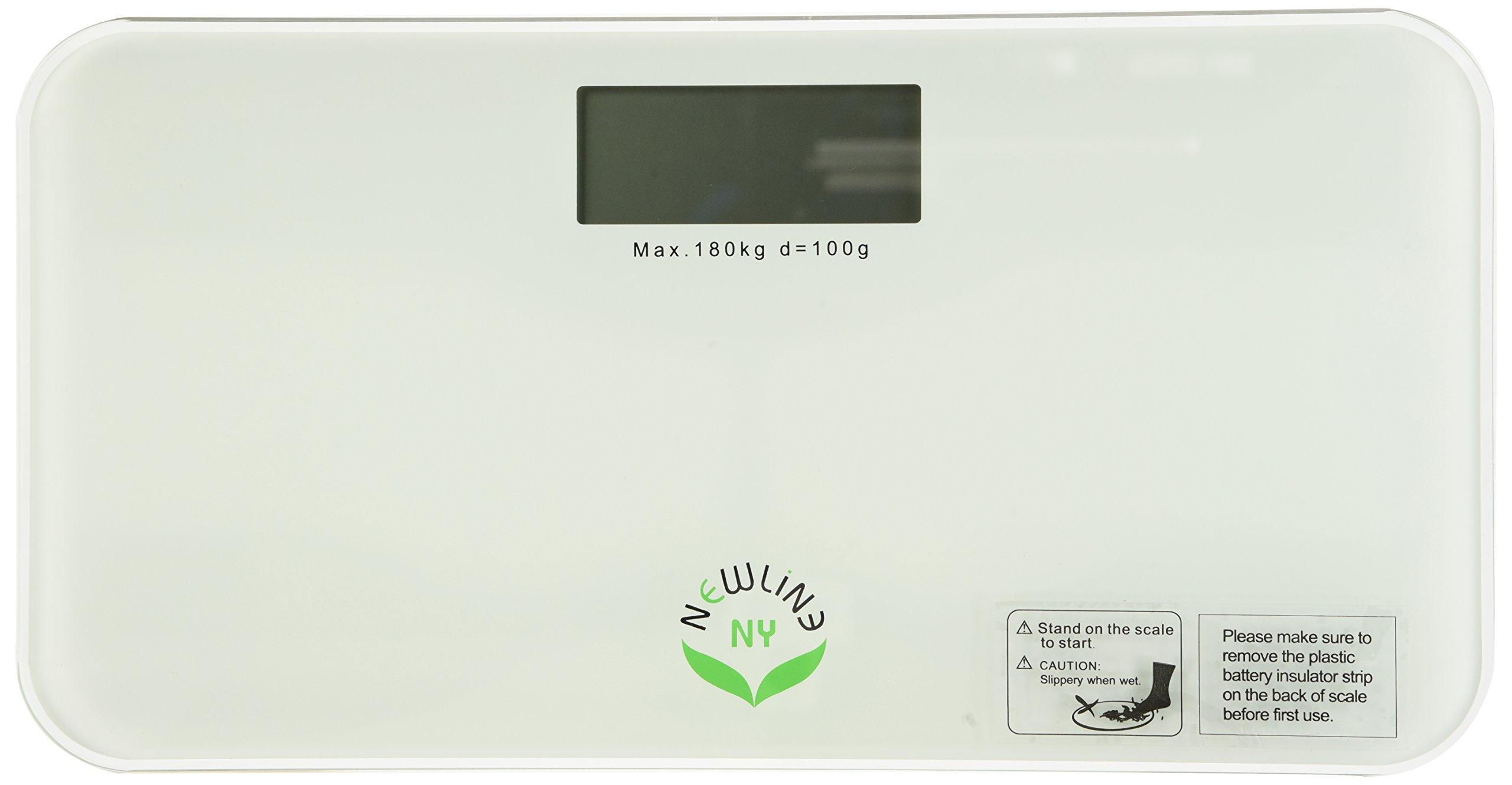 

NewlineNY 700 series Mini Travel Digital Bathroom Scales no sleeve White light small NEWLINE NY Off Auto Mini Travel Bathroom Light Small Step-on