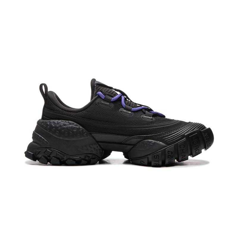 Li Ning Outdoor CF Tracing, Waldumgebung Outdoor Wanderschuhe Damen Nachtschwarz AHCW028-2