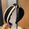 Stunning Woman Knitting Cloth Knotted Hairbands for Women Girls Casual Shopping Party Headpiece Autumn Winter Head Wears