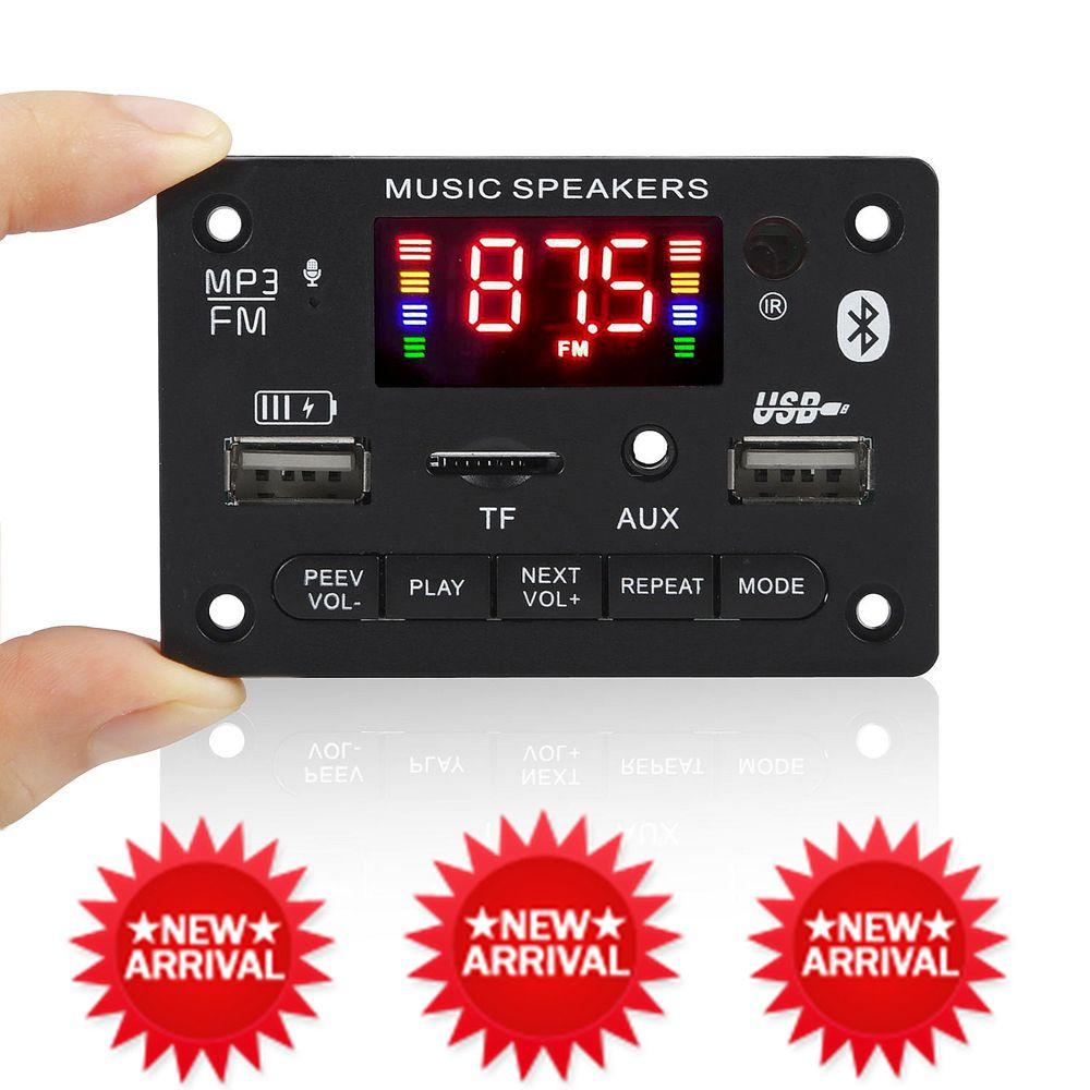 Digital Power Audio Car Player Bluetooth 5.0 Audio Module MP3 Decoding Board Amplifier Board