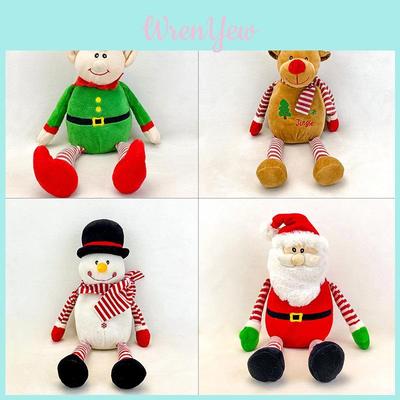 Unique Christmas Animal Children's Gift Plush Santa Snowman Elk Doll