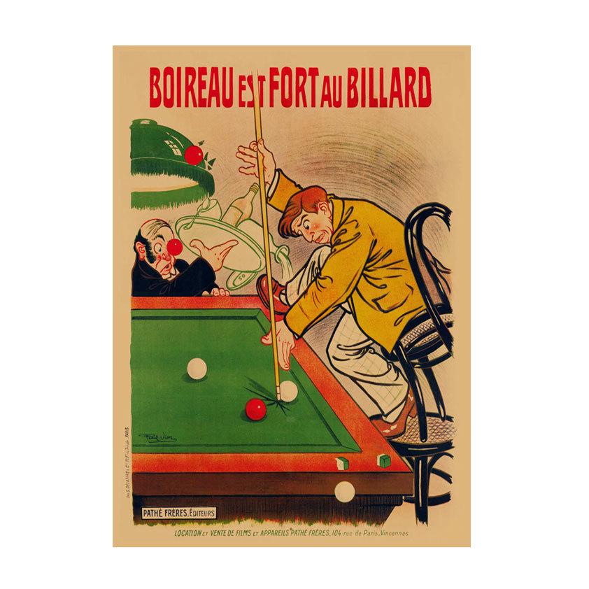 Retro Movie Illustration Poster for Bar, Cafe, or Dormitory Wall Decor