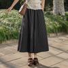 Women's High-Waist Plaid Wide Leg Cropped Pants