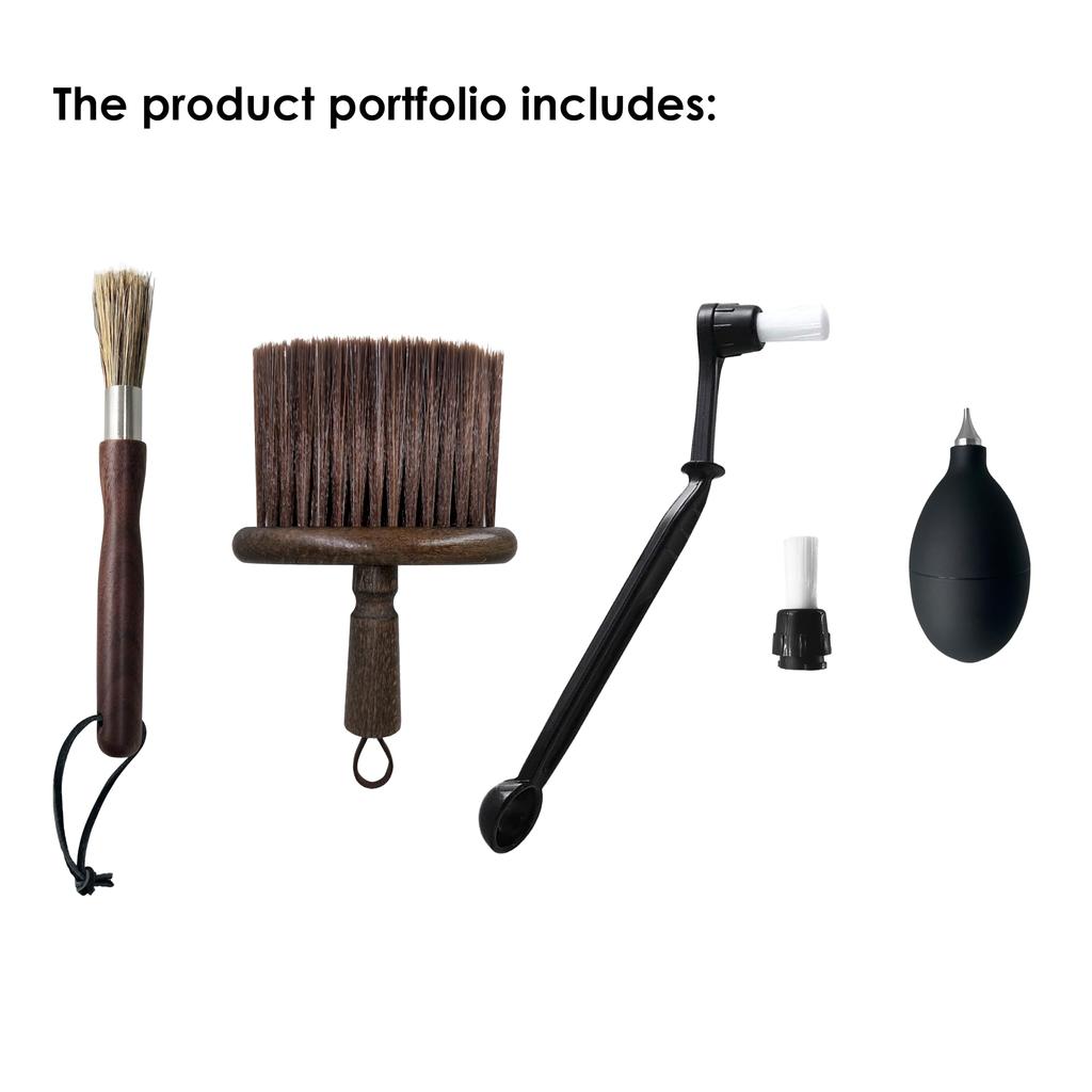 NEOUZA Espresso Machine Cleaning Tool Kit - Brewing Group Head, Grinder, Coffee Bar Brush, Blower (Tool Kit)