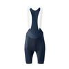 Men's Short Cycling Shorts with Suspenders and Pad, Size XXL - Dark Blue