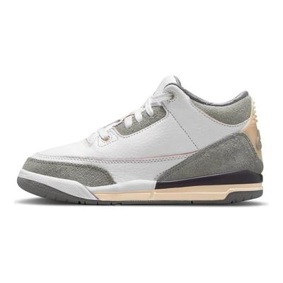 A Ma Maniére x Air 3 Retro SP PS Raised By Women Zapatillas para Niños Blanco Gris Medio Violeta-Mineral DJ0718-110