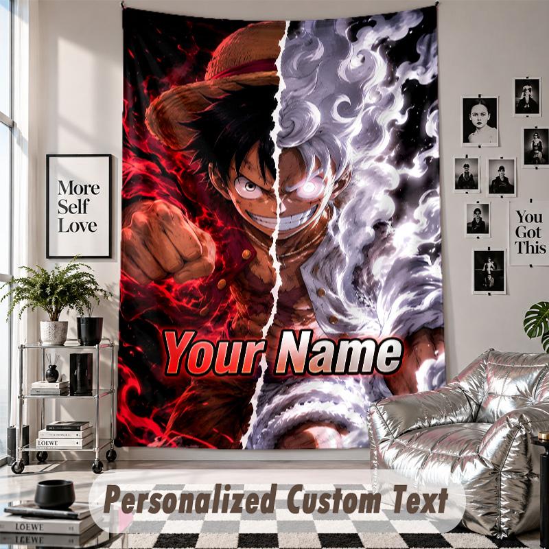 Wall Hanging Tapestry With Custom Name & Text, One Piece Decorative Tapestry For Bedroom