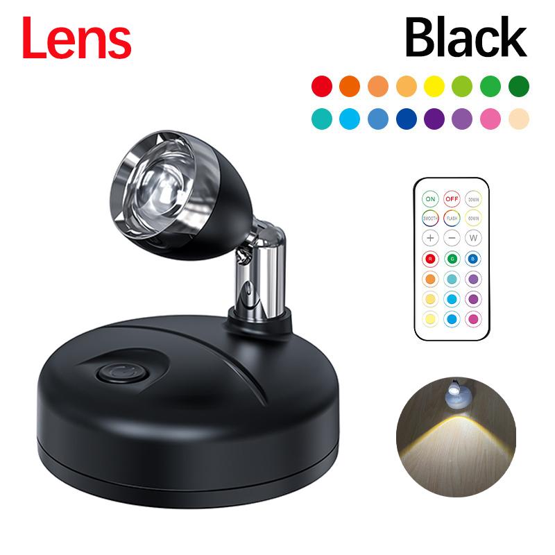 Rechargeable Wireless Wall Lamp,LED Wall Sconce 360° Rotation Nordic Modern Nordic Bedroom Lighting for Hallway Corridor Stairs