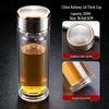 Custom Logo High-Temperature Resistant Borosilicate Glass Tea Cup - Personalized Thickened Water Cup 
