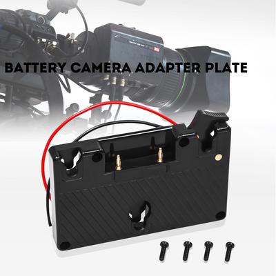 Gold Mount Battery Camera Adapter Plate for Panasonic Camcorder Power B-Tap Anton Bauer Battery