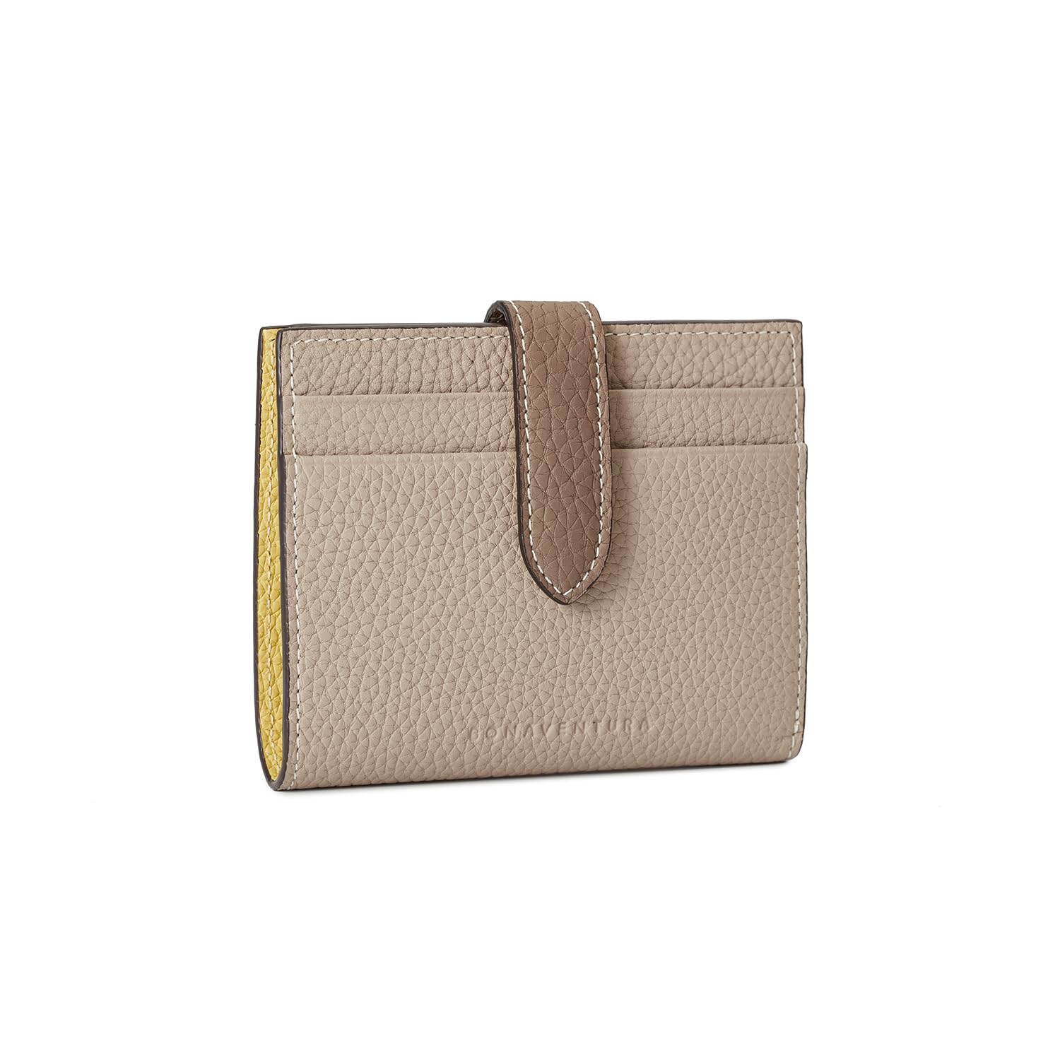 

Belted Medium Wallet Bottarato Leather Wallet Finest Leather Minimalist Thin Genuine Leather Present New Life White Day [BONAVENTURA] (Shrink Leather)