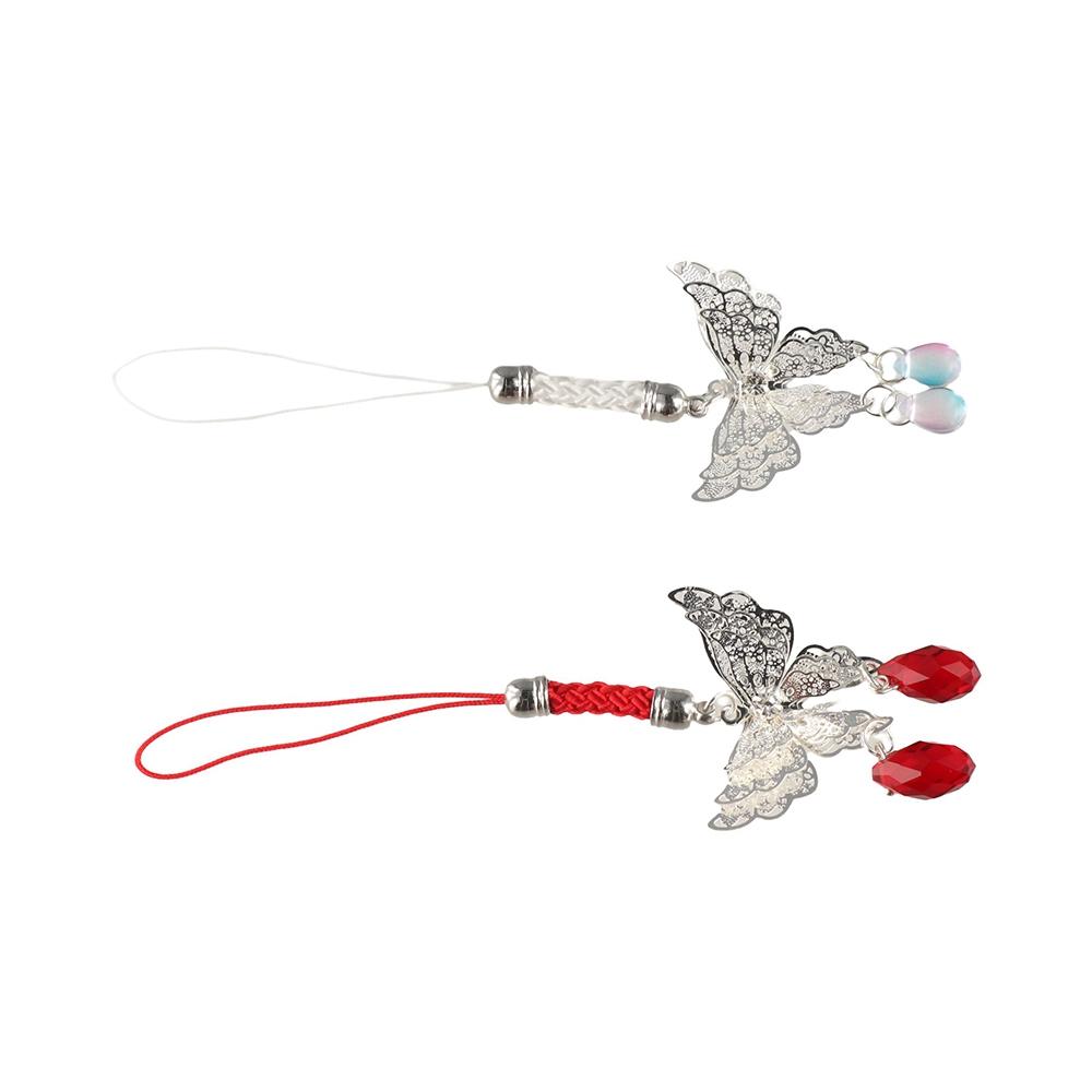 Heaven Official's Blessing Butterfly Phone Chain Hanging Rope Hua Cheng Lanyard  Cosplay