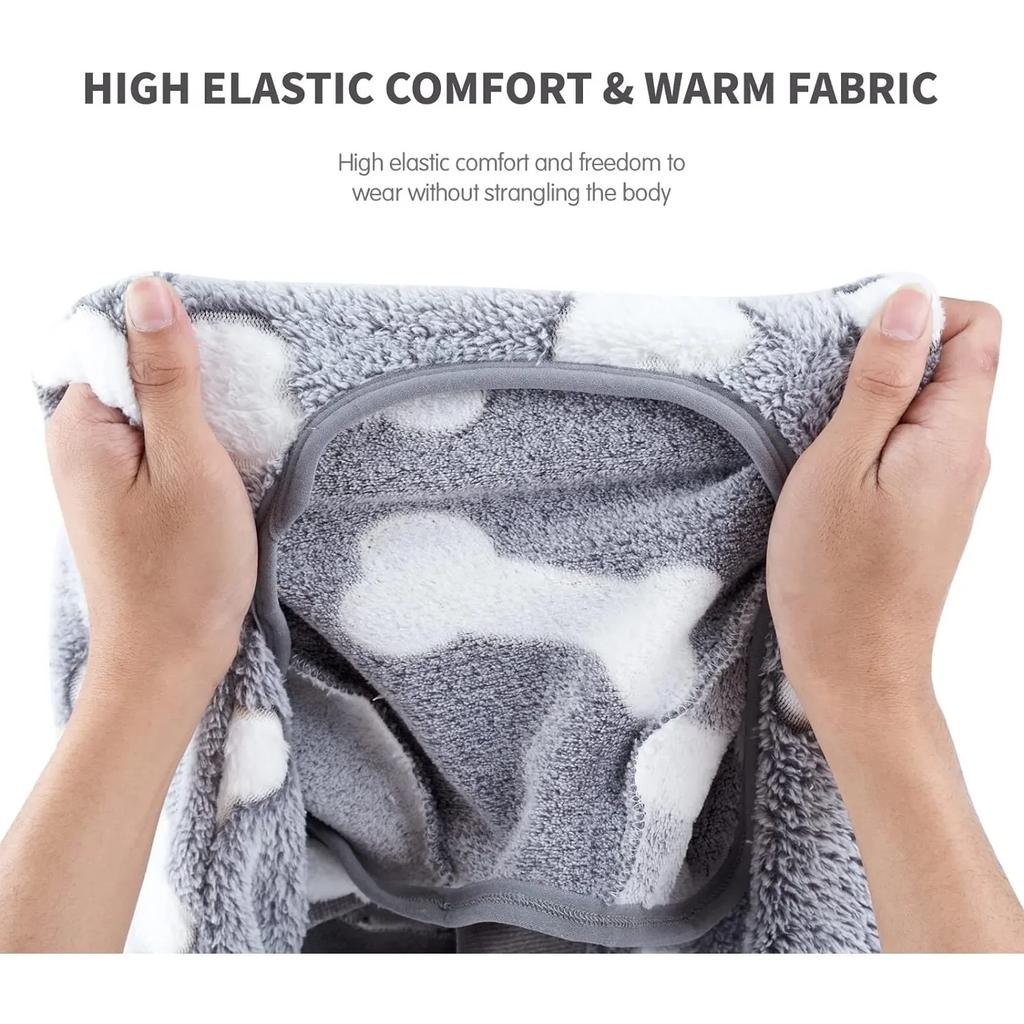 Winter Clothes for Dogs Pajamas Jumpsuit Four Legs Winter Onesies for Medium Large Dogs Warm Puppy Jumpsuit Dog Clothes