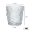 Zhaoran Glacier Pattern Glass Tumbler
