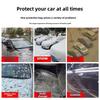 Grande housse de voiture imperméable en polyéthylène - Épaisse, résistante à l'humidité et à la poussière, protection complète