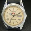 JAPAN VINTAGE REFURBISHED SEIKO 5 AUTOMATIC ROMAN FIGURE MENS WATCH a442076-1