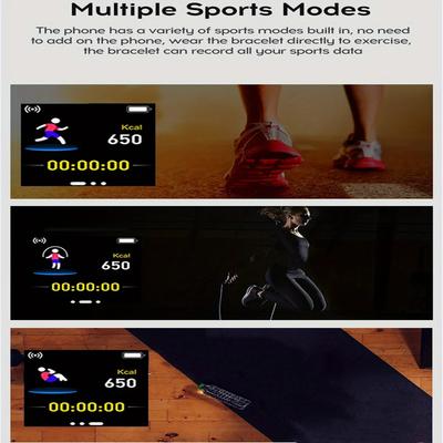 Smartwatch Dla Kobiet Mężczyzn Zegarek na Rękę Połączony przez Bluetooth Telefon Odtwarzacz Muzyki Fitness Sportowa Opaska Monitor Snu Zegarki Cyfrowe
