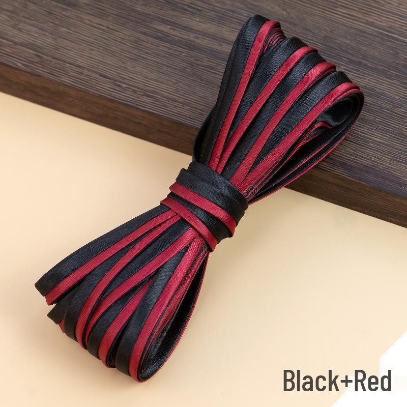 Hengmeihe Cheongsam Saténové lemování - 1 cm Pásky lemování v barvě pro oděvní doplňky