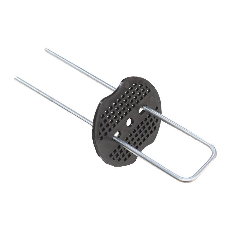 New 50PCS U-shaped Garden Staples Heavy-duty Fence Tubing Stakes Sod Pins Galvanized Landscape Spike For Holding Lawns Barrier