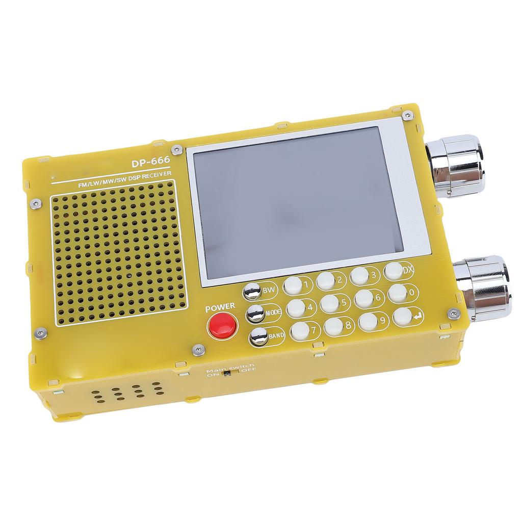 Full Band Radio FM LW MW SW Shortwave Radio 2.8 Inch Resistive Touch LCD Color Screen Portable High Sensitivity Travel Radio
