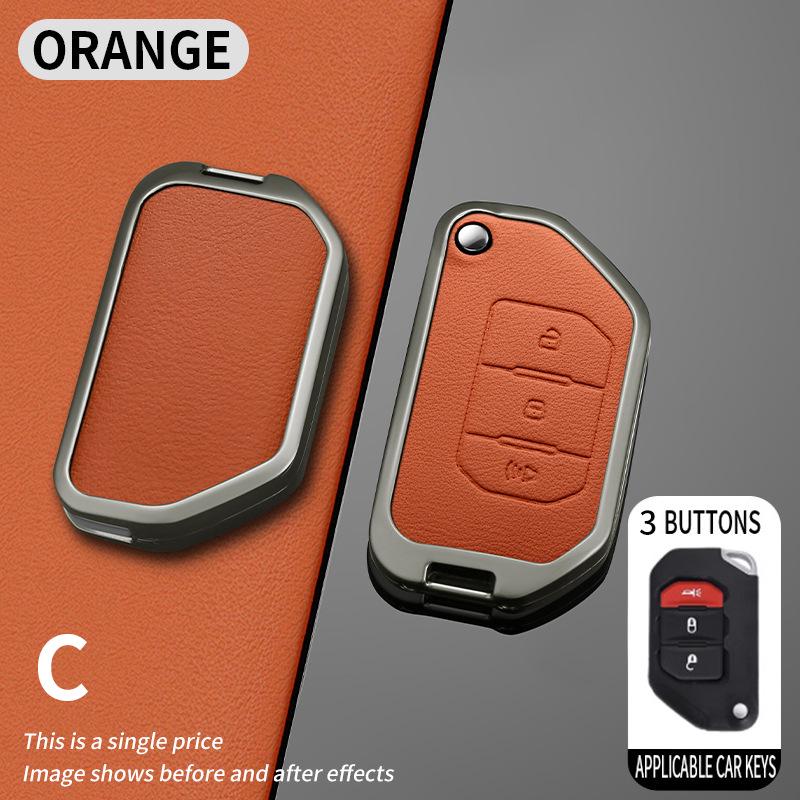 Premium Metal Key Covers for Jeep Wrangler & Gladiator