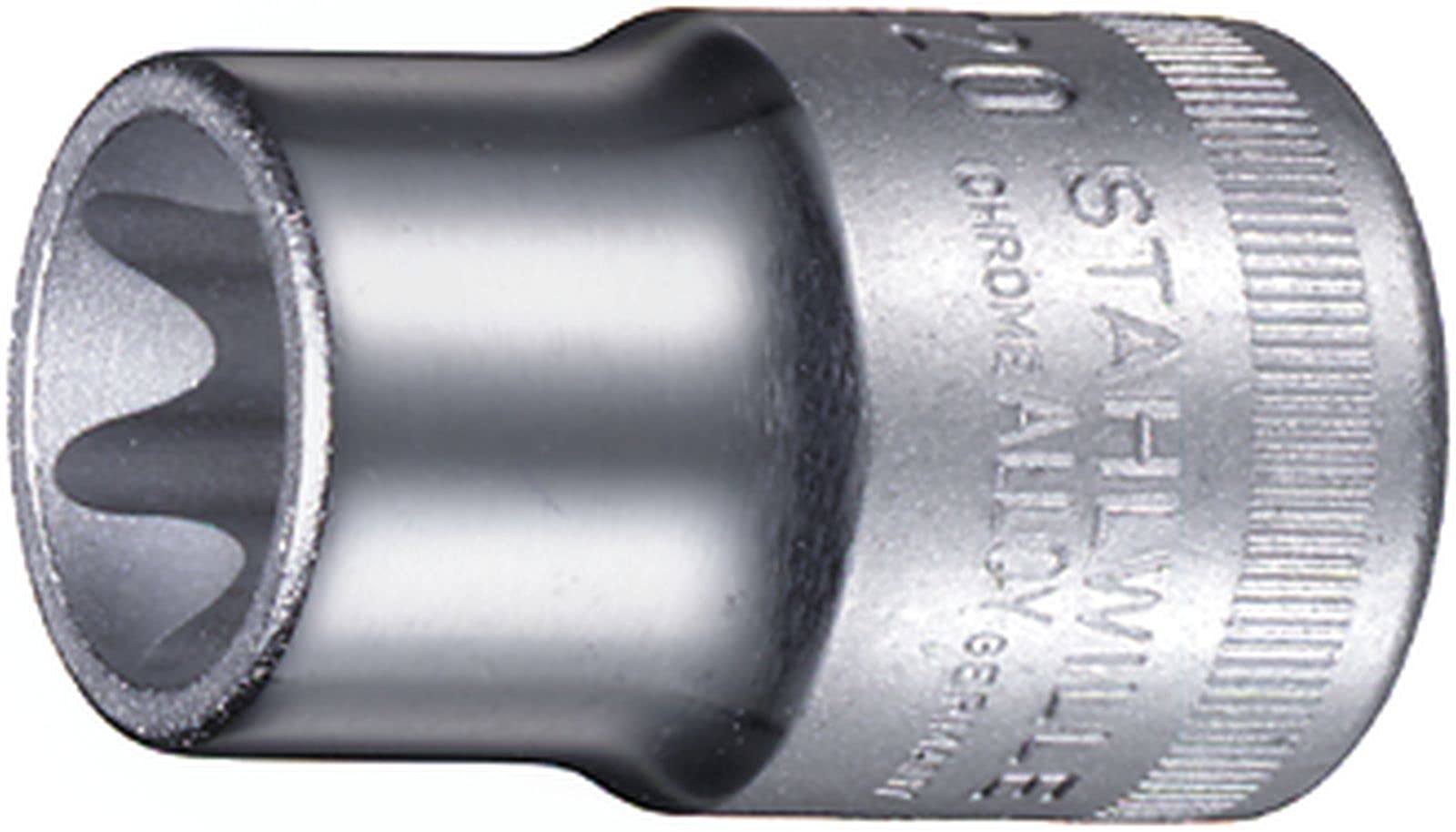 

Stahlwille Hexalobe Socket 50TX-E24, 12.7mm Drive x 41.2mm Overall Length, 1 Piece