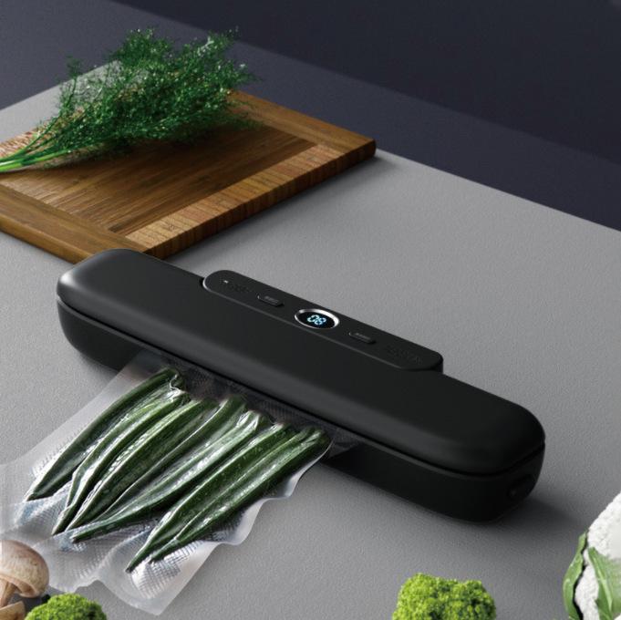 Compact Automatic Vacuum Sealer for Kitchen and Food Packaging