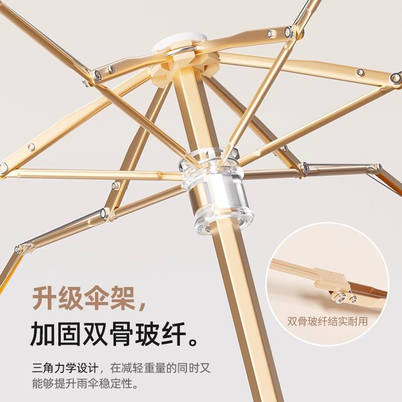 Small and Portable Parasol, Weather and Rain Women's Mini 50% Off Sunscreen Umbrella, Anti-ultraviolet Color Glue Sun Umbrella, Ultra-light