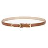 Thin Waist Belt Versatile Decorative Belt Casual Dress Jeans Belt  For Daily Wear