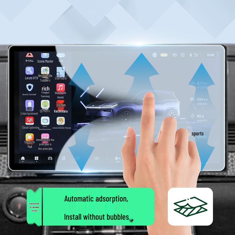 Toyota Prius 3X Center Console Tempered Glass Screen Protector - Navigation Dashboard Film Accessory