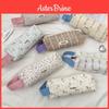 Floral Pattern Tote Pencil Case With Large Capacity For Students And Office Use