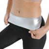 Womens Silver Ion Thermo Pants Sweat Sauna Waist Trainer Slimming Shorts Fat Burn Fitness Leggings Body Shaper