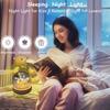 Tulip LED Night Light – Decorative Glass Table Lamp with 10 Artificial Flowers, Soft Glow for Bedroom, Living Room, Birthday & Gifts (Multi-Color)
