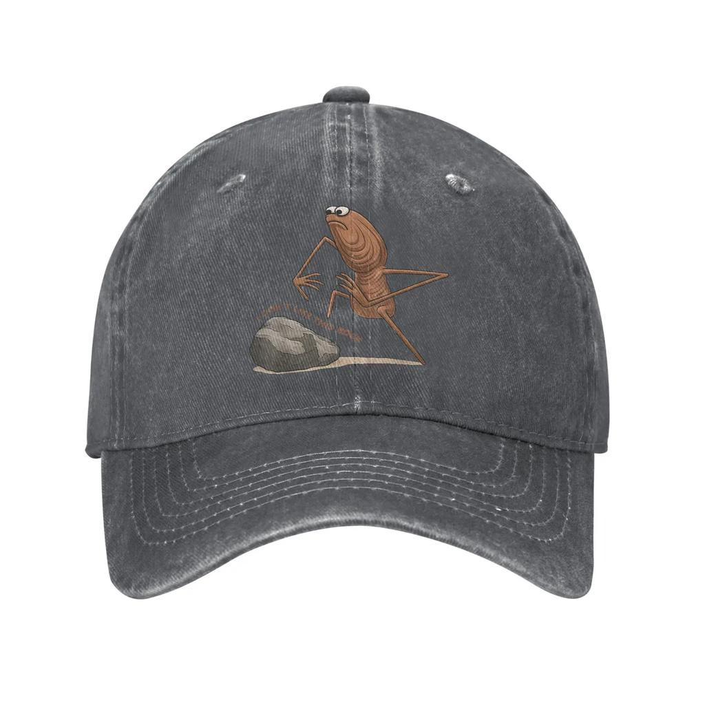 Funny Marcus The Worm Meme Baseball Caps Distressed Denim Washed Sun Cap Don't Like This Rock Outdoor All Seasons Travel Hats