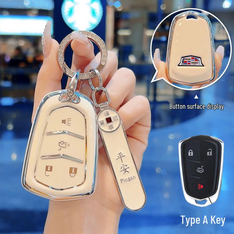 Cadillac Schlüsseletui für XT4, XT5, CT5, CT6, CT4, ATSL und GT4 - Speziell für Frauen entwickelt